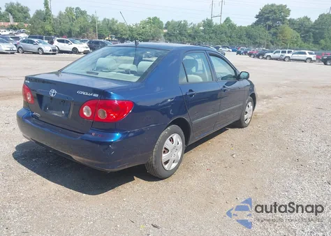 2005 Toyota Corolla Ce из США, поврежденный, VIN 2T1BR32E65C386879